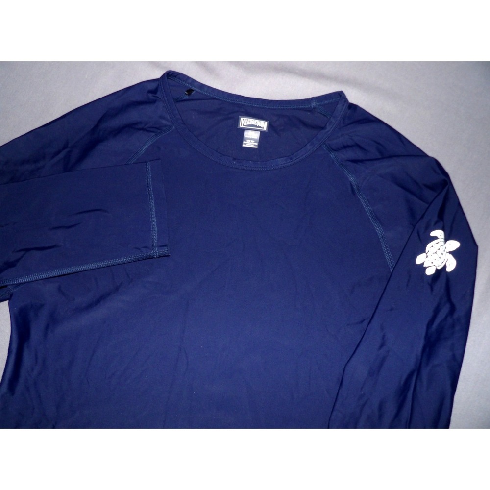 VILEBREQUIN Navy Blue Stretch Rashguard UPF 50+ Swimming Shirt Men's XXL